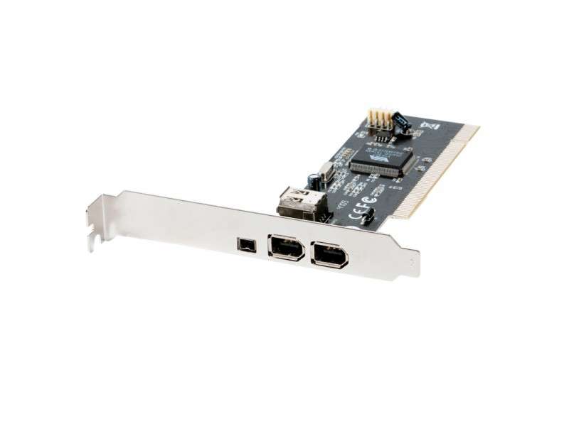 PCI: 3 FIREWIRE (2 STD + 1 MINI) ADD-ON CARDS