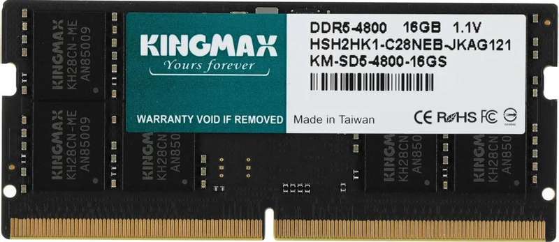 Kingmax 16Gb Ddr5 4800 Notebook Memory
