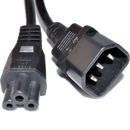 Clover (0.75X3) Black L: 1.800 Cables : Power
