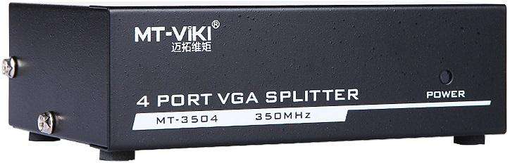 Mt-Viki 4 Way Vga Spltter 350Mhz Mt-Viki