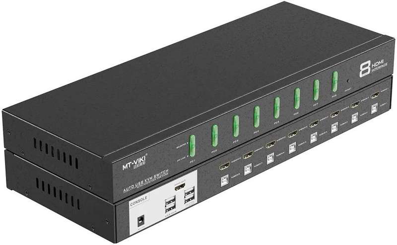 Mt-Viki 8 Port Rackmount Kvm Hdmi Switch Kvm Switches