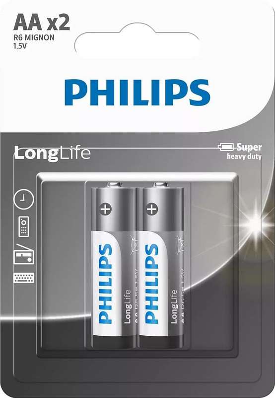 Philips Business Pack Aa Longlife Batteries Philips