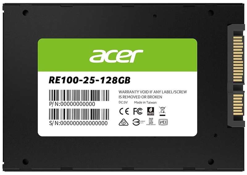Acer Sata 128Gb 3D Tlc Ssd Solid State Drive
