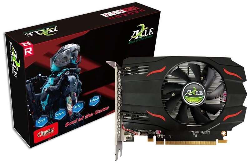 Axle Rx550 Pci-E 4G Ddr5 128Bit Dvi/Hdmi/Dp W Graphic Cards