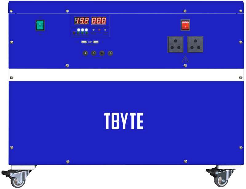 Tbyte 1500W Inverter With 12V 120Ah Bat Ups