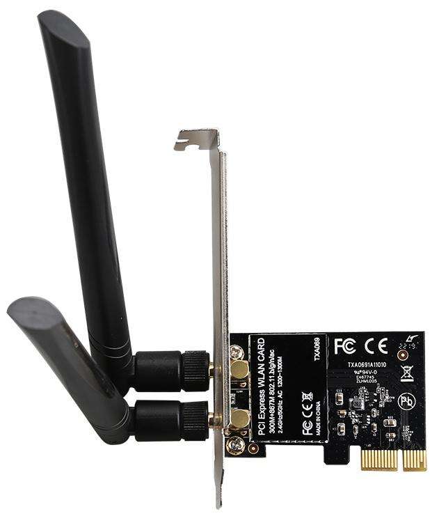 DUAL BAND 10/100/1300MBPS WIFI CARD PCI-E CARDS