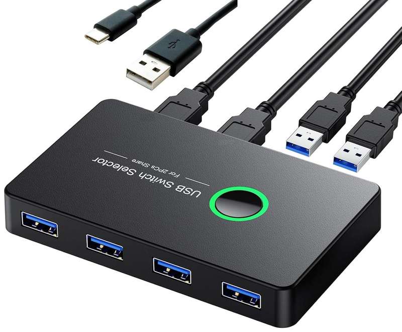 2 In 4 Out Usb3 Switch Usb Devices
