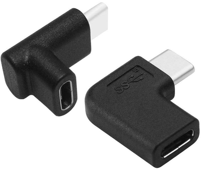 Usb-C M-F 90 Degree Adapter Pair Adapters