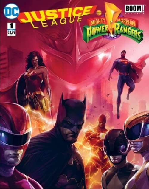 Justice League / Power Rangers Issue # 1frankies Frankie's Comics Exclusive Variant