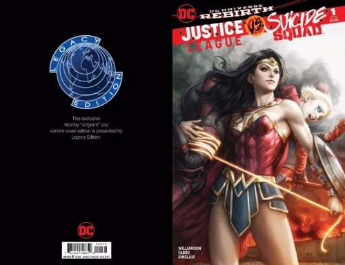 Justice League vs Suicide Squad Issue # 1artgerm-a Legacy Edition Artgerm Exclusive Color Variant