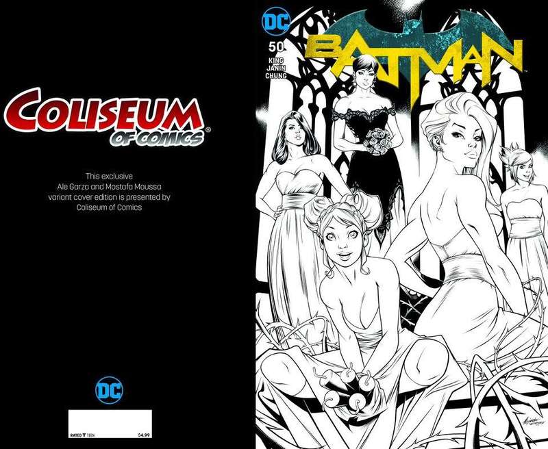 Batman #50 (Garza & Moussa Coliseum Of Comics Variant Set) Virgin Cover Exclusive to this set only.