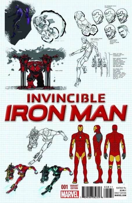 Invincible Iron Man Issue # 1g