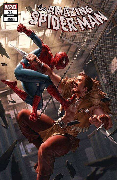 AMAZING SPIDER-MAN #21 JUNGGEUN YOON TRADE DRESS VARIANT LIMITED TO 1000 WITH NUMBERED COA