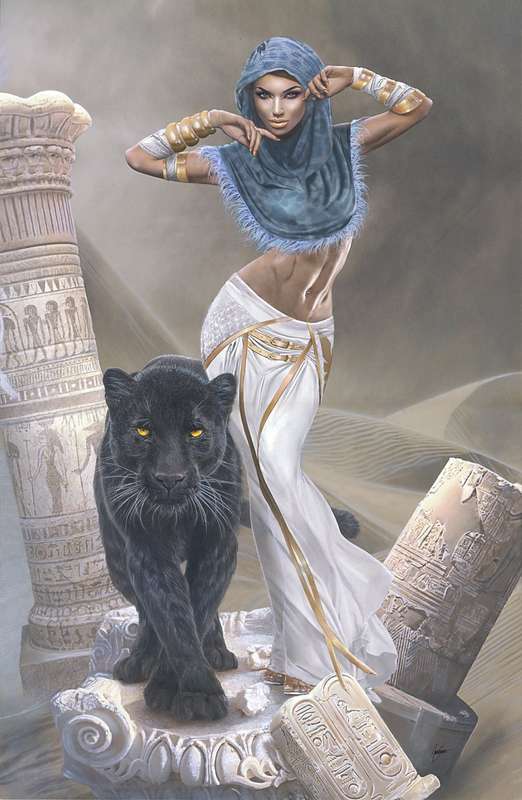 SACRED SIX #1 NATALI SANDERS PANTHA VARIANT  LIMITED TO 500 VIRGIN COPIES