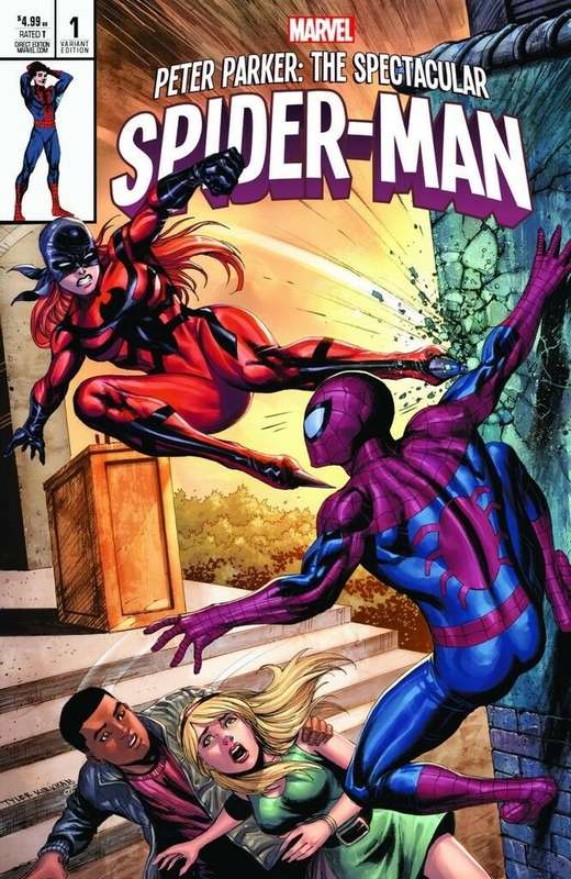 PETER PARKER THE SPECTACULAR SPIDERMAN 1 - TYLER KIRKHAM COMICXPOSURE VARIANT