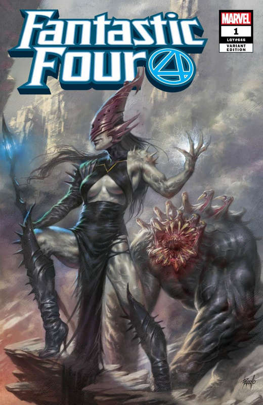 FANTASTIC FOUR 1 - LUCIO PARRILLO VILLAIN COMICXPOSURE VIRGIN VARIANT SET!