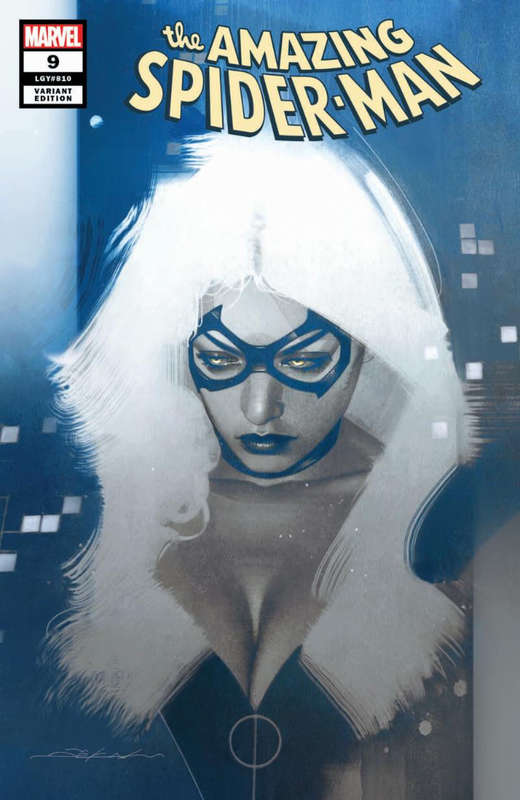 AMAZING SPIDERMAN 9 v 5 JEFF DEKAL COMICXPOSURE BLACK CAT VARIANT