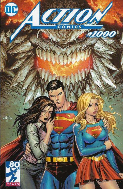 ACTION COMICS #1000 EXCLUSIVE KIRKHAM CVR VIRGIN VARIANT SET