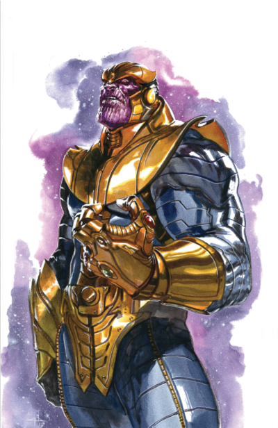 THANOS LEGACY #1 DELLOTTO NYCC 2018 EXCLUSIVE VARIANT VIRGIN SET.
