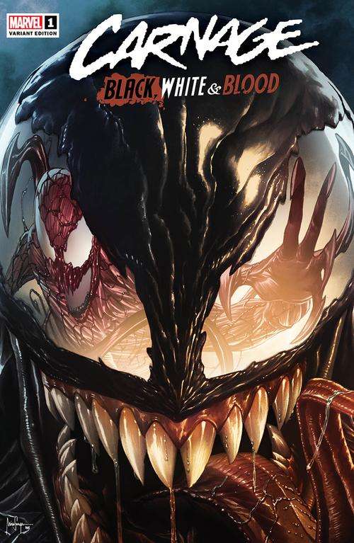 CARNAGE BLACK WHITE AND BLOOD #1 (OF 4) MICO SUAYAN EXCLUSIVE VARIANT