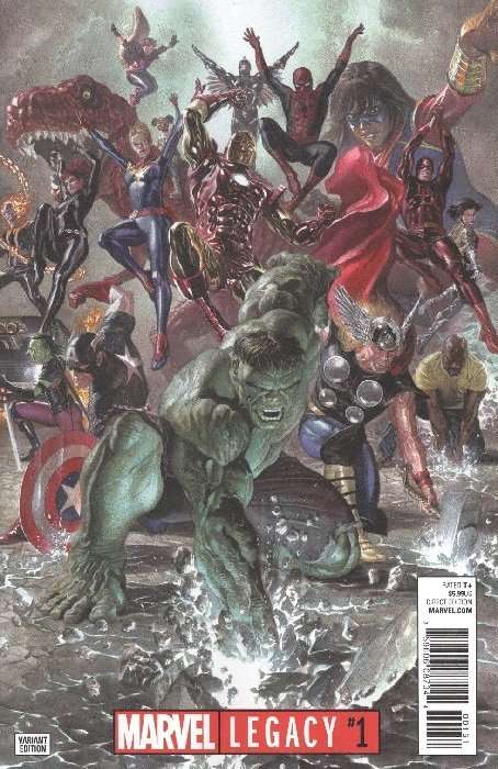 Marvel Legacy Issue # 1e Incentive Alex Ross Color Cover