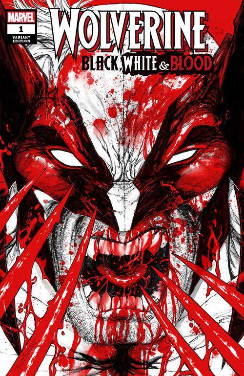 WOLVERINE BLACK WHITE BLOOD #1 (OF 4) TYLER KIRKHAM EXCLUSIVE VARIANT