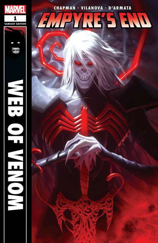 WEB OF VENOM: EMPYRE'S END #1 ALEX GARNER KNULL BACK IN BLACK HOMAGE VARIANT