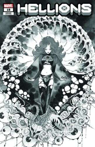 Hellions #18 Momoko B&W Diamond UK Variant Cover Ltd To 2500