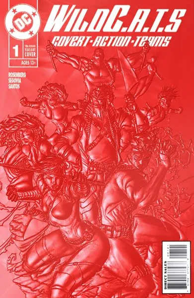 Wildcats #1 (Cover E Brett Booth & Sandra Hope 90s Cover Month Foil Multi-Level Embossed Card Sto...