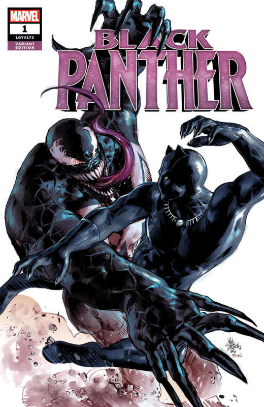 BLACK PANTHER #1 MIKE DEODATO VENOM TRADE/VIRGIN VARIANT SET LIMITED TO 1000 SETS