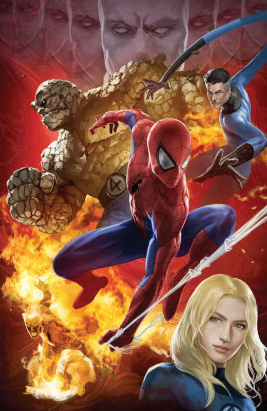 AMAZING SPIDER-MAN #1 FACSIMILE SKAN SRISUWAN NYCC 2022 VIRGIN VARIANT LIMITED TO 1000 COPIES