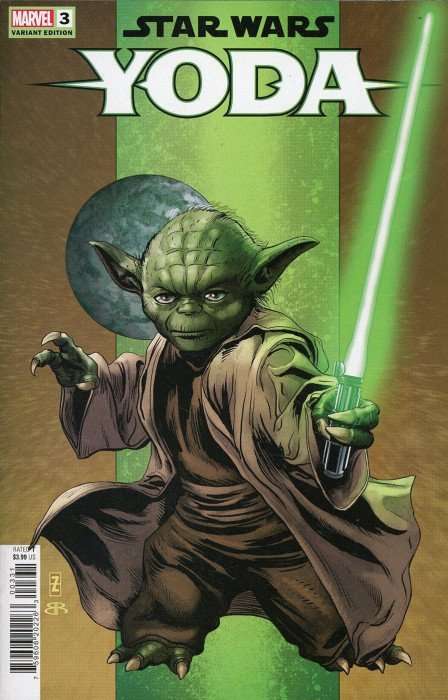 Star Wars: Yoda Issue # 3c CONDT VF Incentive 1:25 Patrick Zircher Variant Cover