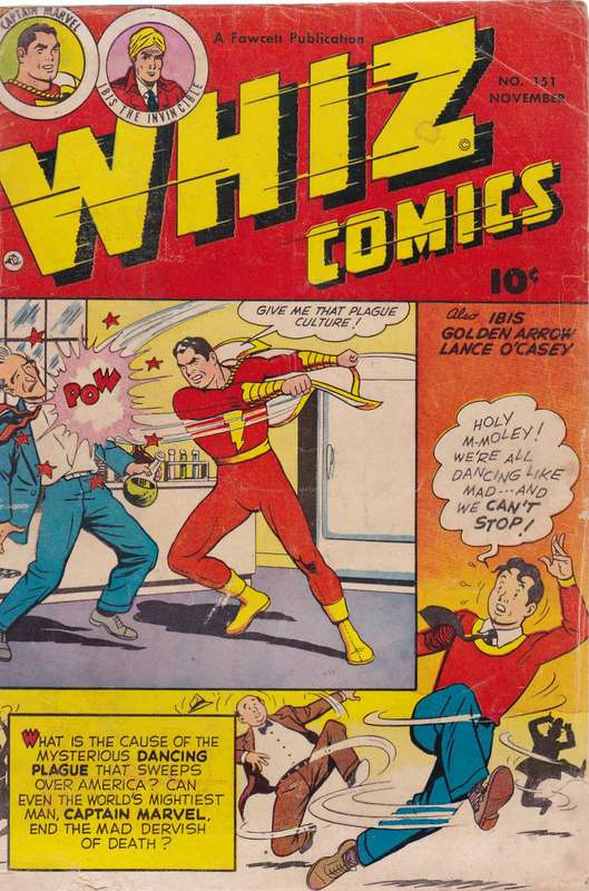 Whiz Comics Issue # 151 CONDT VG  Nov '52