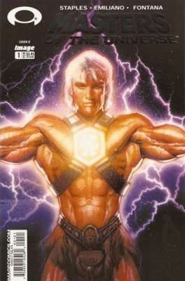 MASTER OF UNIVERSE # 1b cover B Silver Foil Wraparound Variant