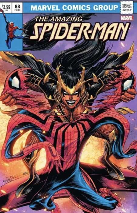 AMAZING SPIDER-MAN #88 TYLER KIRKHAM TRADE DRESS HOMAGE VARIANT LIMITED TO 3000 1ST QUEEN GOBLIN Tyl