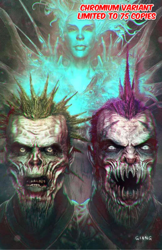 TWIZTID HAUNTED HIGH ONS CURSE OF GREEN BOOK #4 JOHN GIANG VIRGIN CHROMIUM VARIANT LIMITED TO 75 ...