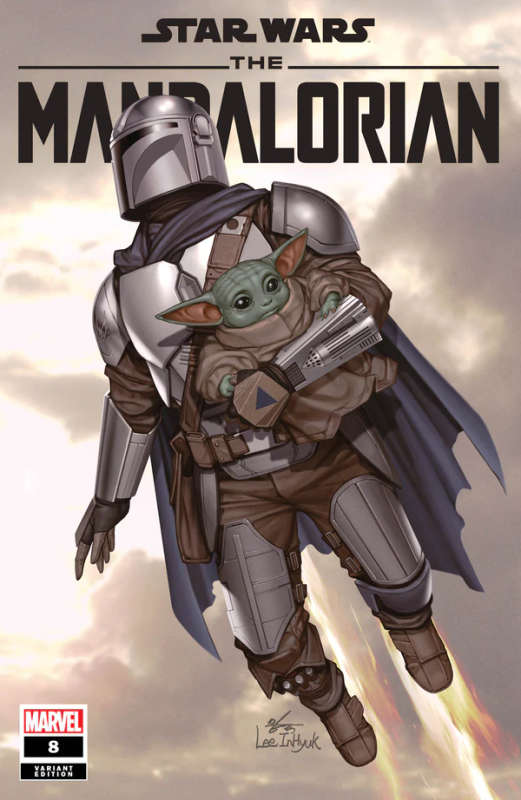 THE MANDALORIAN #8 INHYUK LEE MEGACON VARIANT LIMITED TO 800 COPIES WITH NUMBERED COA