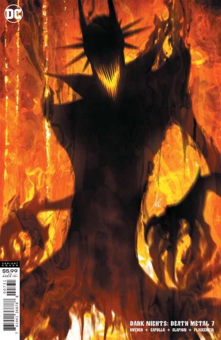 Dark Nights: Death Metal Issue # 7c Variant Stanley Artgerm Lau Batman Who Laughs Cover