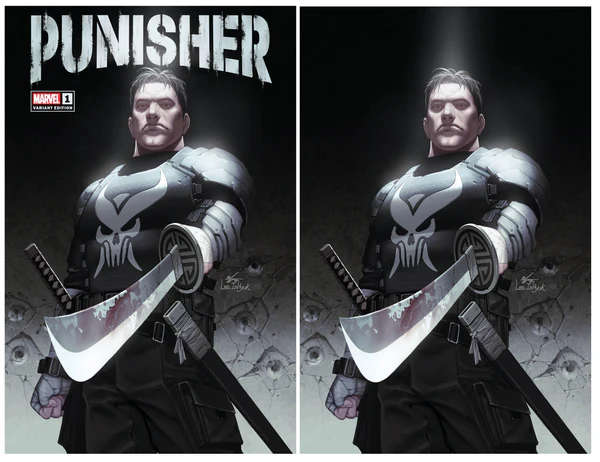 PUNISHER #1 INHYUK LEE TRADE/VIRGIN VARIANT SET LIMITED TO 1000 SETS
