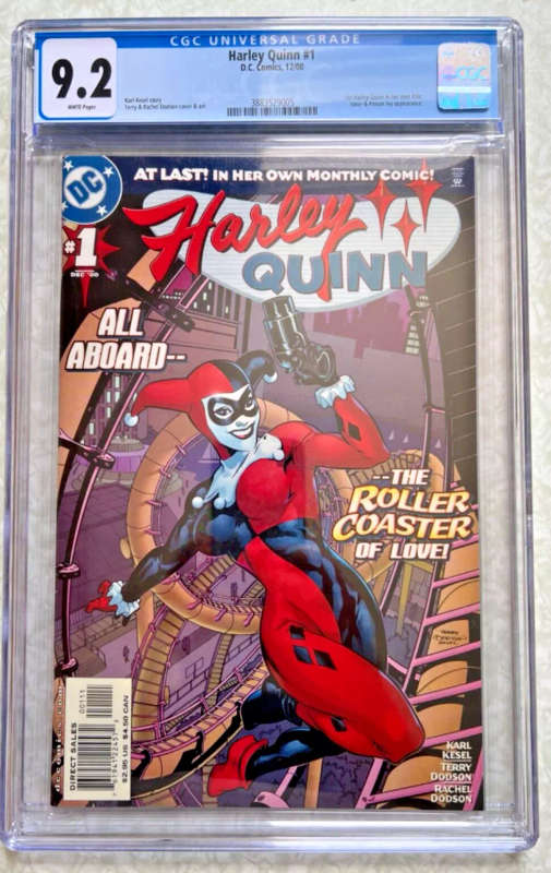 Harley Quinn #1 CGC 9.2 First Series DC Slabbed Comic