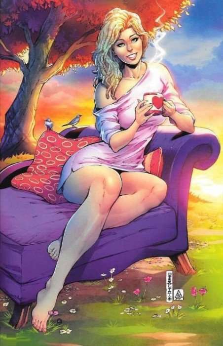 Blue Mamba Issue # 1c VIRGIN COVER.
