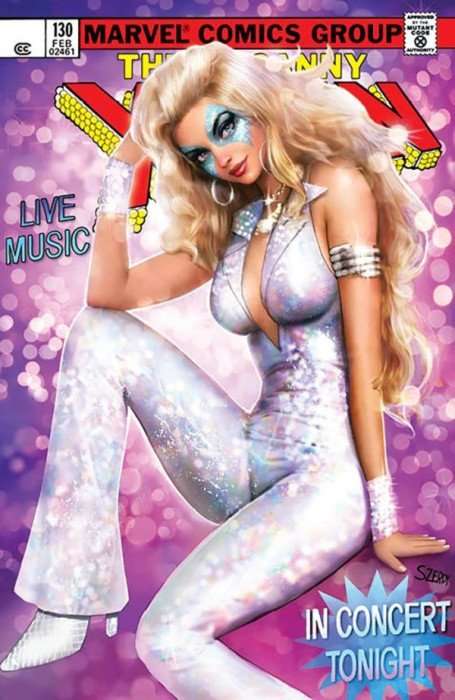 The X-Men Issue # 130facsimile/illum-a SZERDY Trade Dress Exclusive Dazzler Taylor Swift.