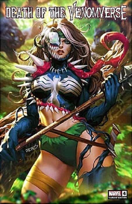 Death of The Venomverse #4 Derrick Chew Trade Dress & Virgin Variant Set