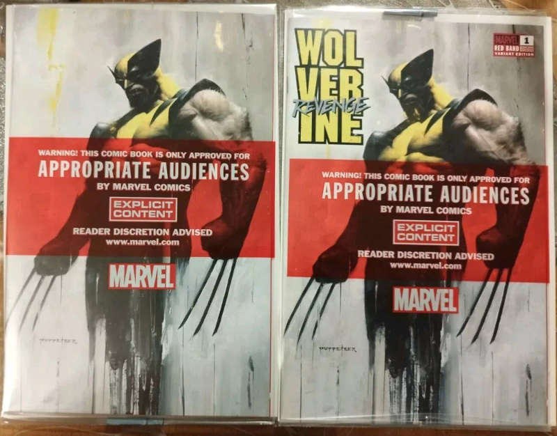 Wolverine: Revenge #1 Red Band Unknown Comics Puppetter Lee Trade/Virgin Exclusive set.