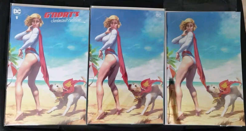 GNORTS ILLUSTRATED SWIMSUIT EDITION #1 TIAGO DA SILVA TRADE DRESS, VIRGIN & FOIL