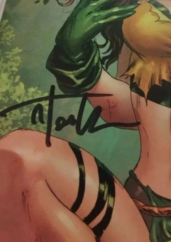Uncanny X-Men #274 Facsimile Tyler Kirkham Signed Trade Dress With COA