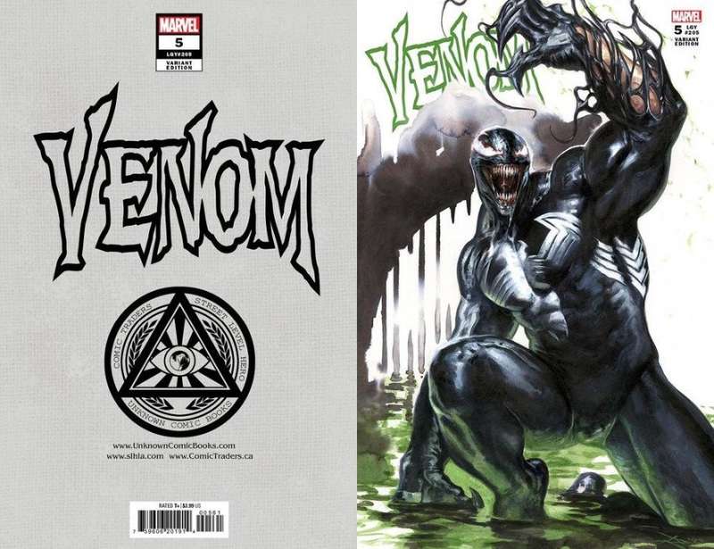 Venom #5 Dell'otto Virgin & Trade Variant Set. 1st Full Appearance Of Bedlam