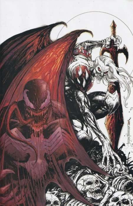 KING IN BLACK #1 UNKNOWN COMICS TYLER KIRKHAM RARE COLOUR SPLASH VIRGIN