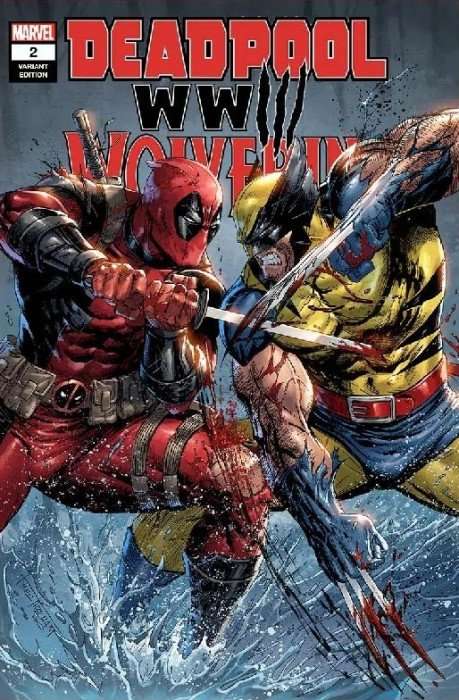 DEADPOOL & WOLVERINE: WWIII #2 TRADE DRESS AND VIRGIN TYLER KIRKHAM EXCLUSIVE SET