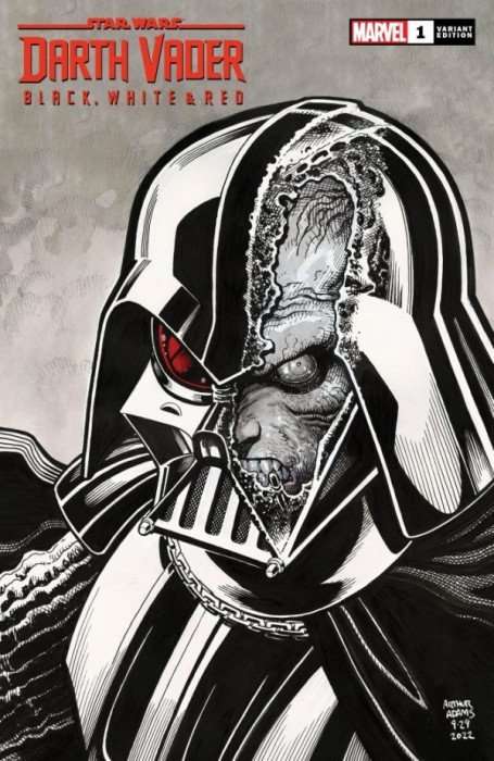 Star Wars: Darth Vader - Black White And Red Issue # 1ultimate Ultimate Comics Exclusive Art Adam...